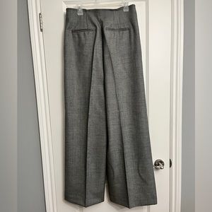 Massimo Dutti Limited Edition 100% Wool Wide Leg suit Trousers NWT size 10